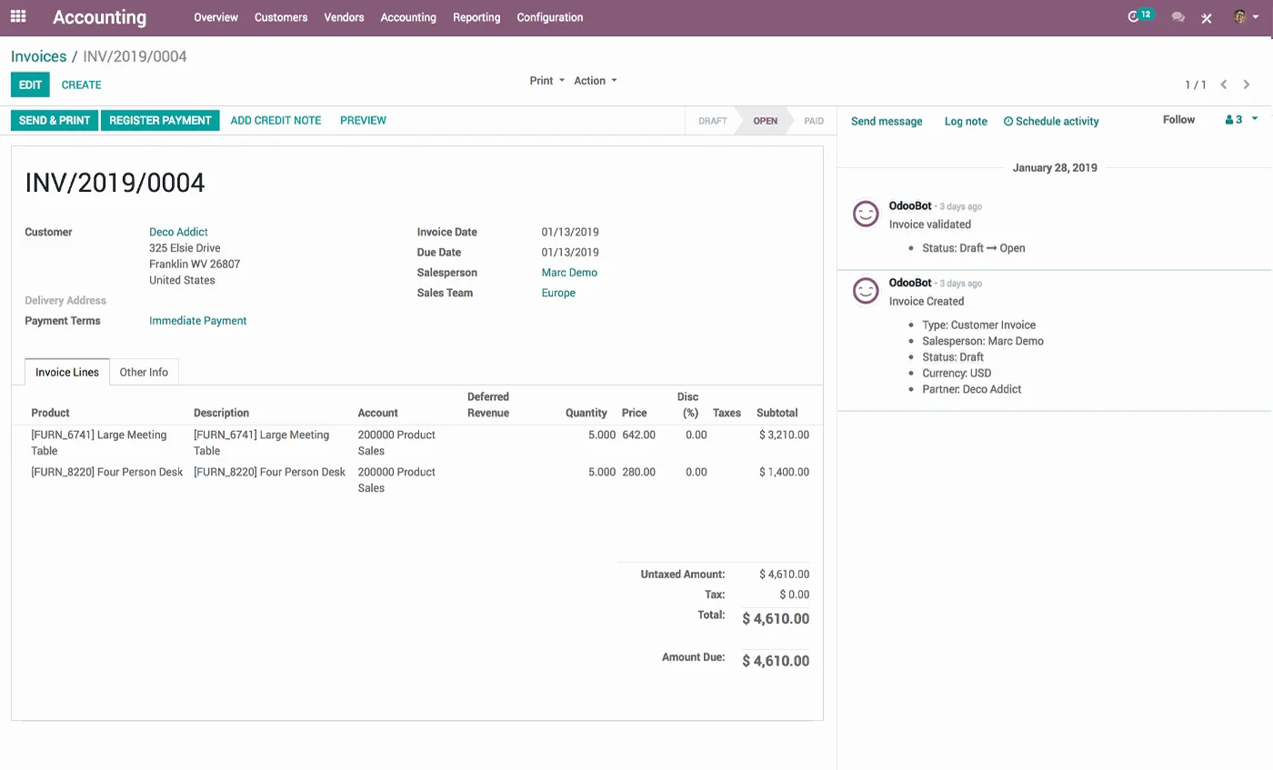odoo  invoicing  development  manage  your  busniess
